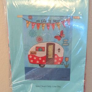 Meadow Creek Decorative Flag “Life is an Adventure”